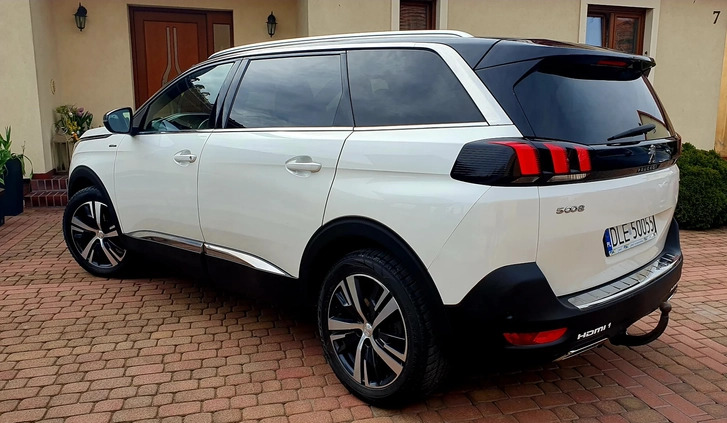 Peugeot 5008 cena 88500 przebieg: 190500, rok produkcji 2019 z Legnica małe 704